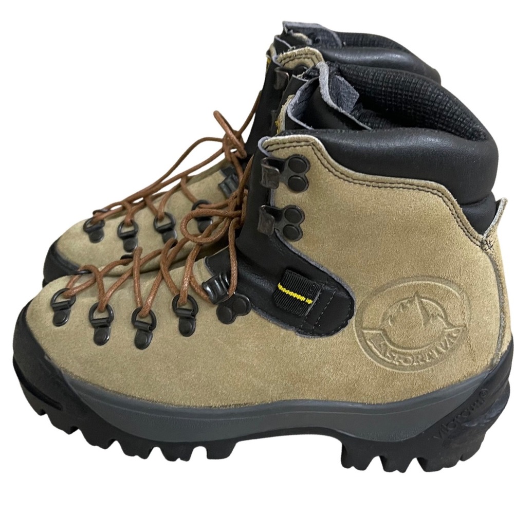 La Sportiva Mountain Hiking Boots Suede Vibram‎ Sole Made in Italy Womens Sz 6.5